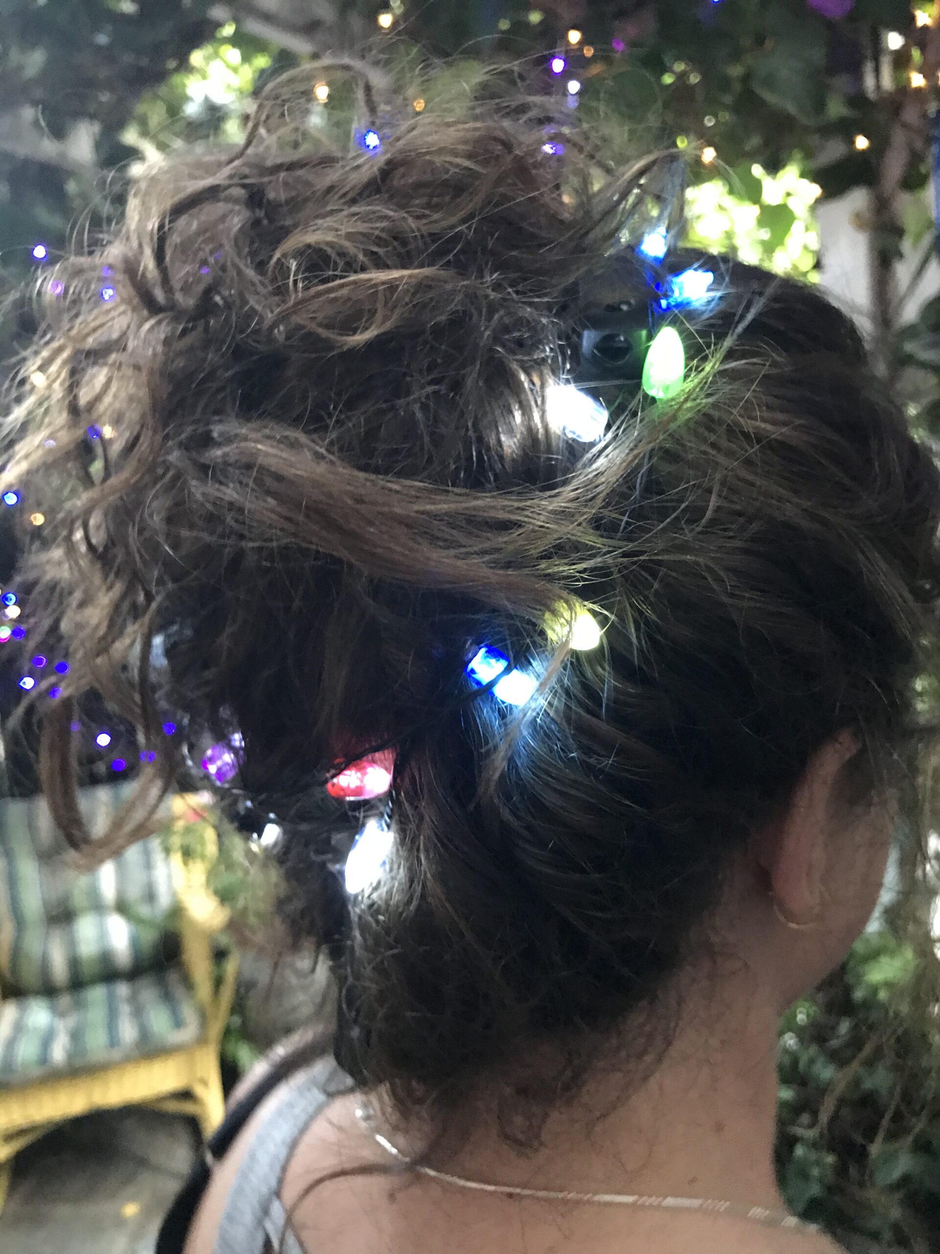 Party-Time Hair Lights Hair Up
