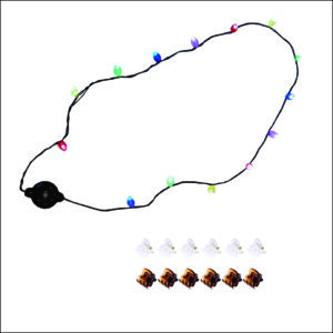 Party-Time Hair Lights Color with clips 