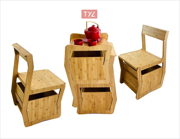TYL Bamboo Chair with Storage