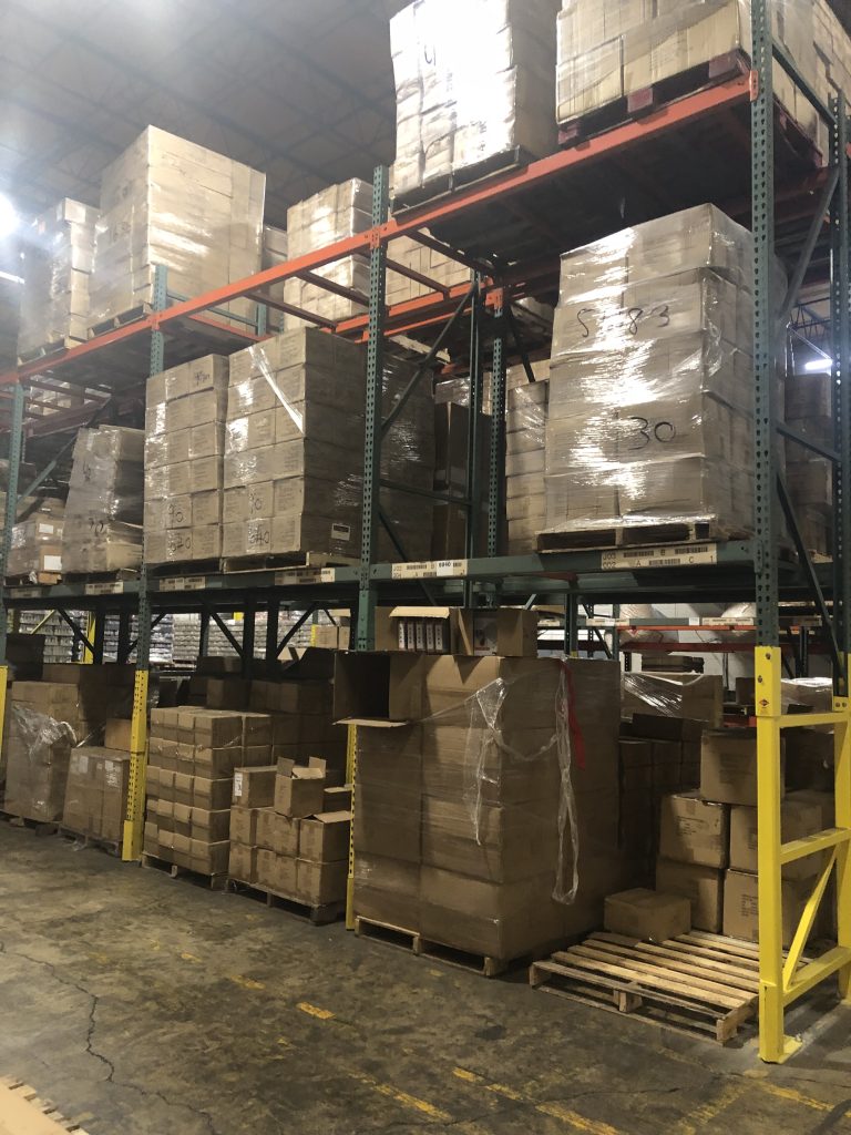 Product distribution warehouse